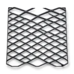 Hot Rolled Black Steel Expanded Metal Mesh Khaleeji 1.4 mm Thickness 1.22 m Width 2 m Length