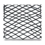 Hot Rolled Steel Expanded Metal Mesh Khaleeji 1.5 mm Thickness 1.22x4 m Black