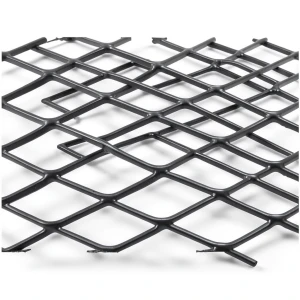 Hot Rolled Black Steel Expanded Metal Mesh Khaleeji 1.4 mm Thickness 1.22m Width 4m Length