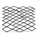 Hot Rolled Black Steel Expanded Metal Mesh Khaleeji 1.4 mm Thickness 1.22m Width 5m Length
