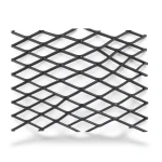 Hot Rolled Black Steel Expanded Metal Mesh Khaleeji 1.5 mm Thickness 1.22 m Width 7 m Length