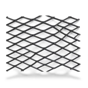 Hot Rolled Black Steel Expanded Metal Mesh Khaleeji 1.5 mm Thickness 1.22 m Width 7 m Length