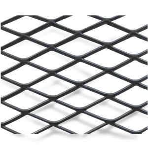 Hot Rolled Black Steel Expanded Metal Mesh Khaleeji 1.4 mm Thickness 1.22 m Width 6 m Length