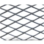 Hot Rolled Steel Expanded Metal Mesh Khaleeji 1.7 mm Thickness 1.22m Width 3m Length