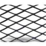 Hot Rolled Black Steel Expanded Metal Mesh Khaleeji 1.5 mm Thick 1.22x1 m