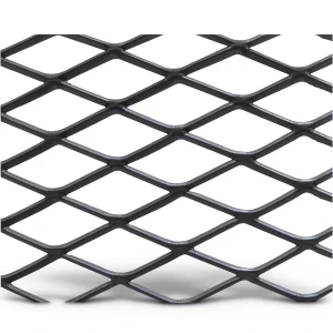 Hot Rolled Black Steel Expanded Metal Mesh Khaleeji 1.5 mm Thick 1.22x1 m