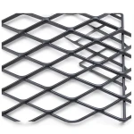 Hot Rolled Black Steel Expanded Metal Mesh Khaleeji 1.4 mm Thickness 1.22 m Width 2 m Length