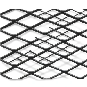 Hot Rolled Steel Expanded Metal Mesh 1.7 mm Thickness 1.22x4 m Black