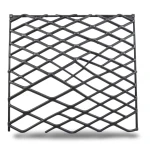 Khaleeji Hot Rolled Black Expanded Metal Mesh 1.4mm Thickness 1.22m x 3m Bait Al Tatawor