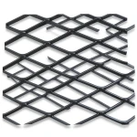 Hot Rolled Black Steel Expanded Metal Mesh Khaleeji 1.5 mm Thickness 1.22x2 m