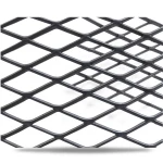 Hot Rolled Black Steel Expanded Metal Mesh Khaleeji 1.5 mm Thickness 1.22m Width 3m Length