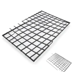 Hot Rolled Black Steel Expanded Metal Mesh Khaleeji 1.7 mm Thickness 1.22 m Width 6 m Length