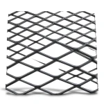 Hot Rolled Steel Expanded Metal Mesh Khaleeji 1.5 mm Thickness 1.22x4 m Black