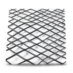 Hot Rolled Black Steel Expanded Metal Mesh Khaleeji Thickness 1.5 mm Width 1.22 m Length 6 m