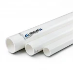 انابيب UPVC مصنع الوطنيه ضغط 21.7 بار  مقاس ½  إنش سمك 1.57 مم  أبيض