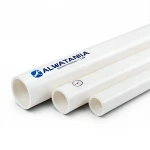 انابيب UPVC براند الوطنيه ضغط 17.2  بار  مقاس 8 إنش سمك 12.90 مم لون أبيض