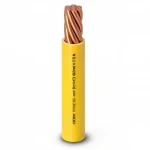 70mm Single Wire 450/750Voltage Rating, Stranded Copper Conductor, Heat Resistant PVC Insulation, Yellow Color | Alfanar