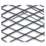 Hot Rolled Steel Expanded Metal Mesh Khaleeji 1.7 mm Thickness 1.22 m Width 1 m Length