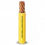 95mm2 Single Wire 450/750volts, Stranded Copper Conductor, Heat Resistant PVC Insulated, Yellow Color | Alfanar