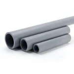 مواسير بلاستيك UPVC الجودة جدول 80  مقاس ¼ 1 إنش سمك 4.85 مم لون رمادي