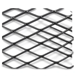 Hot Rolled Steel Expanded Metal Mesh Khaleeji 1.7 mm Thickness 1.22m Width 3m Length