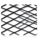 Hot Rolled Black Steel Expanded Metal Mesh Khaleeji Thickness 1.5 mm Width 1.22 m Length 6 m