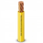 120mm Single Electrical Wire 450/750V, Stranded Copper Conductor, Heat Resistant PVC Insulated, Yellow Color | Alfanar