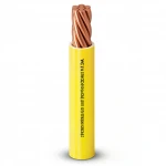 150mm Single Electric Wire 450/750V, Stranded Copper Conductor, Heat Resistant PVC Insulated, Yellow Color | Alfanar