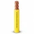 150mm Single Electric Wire 450/750V, Stranded Copper Conductor, Heat Resistant PVC Insulated, Yellow Color | Alfanar