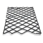 Hot Rolled Black Steel Expanded Metal Mesh Khaleeji 1.5 mm Thickness 1.22 m Width 7 m Length
