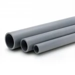 انابيب بلاستيك UPVC الجودة ضغط 125 PSI  مقاس 3 إنش سمك 2.7 مم لون رمادي