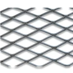 Hot Rolled Steel Expanded Metal Mesh Khaleeji 1.7 mm Thickness 1.22 m Width 1 m Length