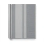 Italian Wallpaper Gray Color Striped Design, Size 10mx0.53m
