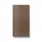 Geometric wall decoration, brown color, length 10 m, width 0.70 m, model Z76042  