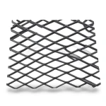 Hot Rolled Black Steel Expanded Metal Mesh Khaleeji 1.7 mm Thickness 1.22 m Width 6 m Length