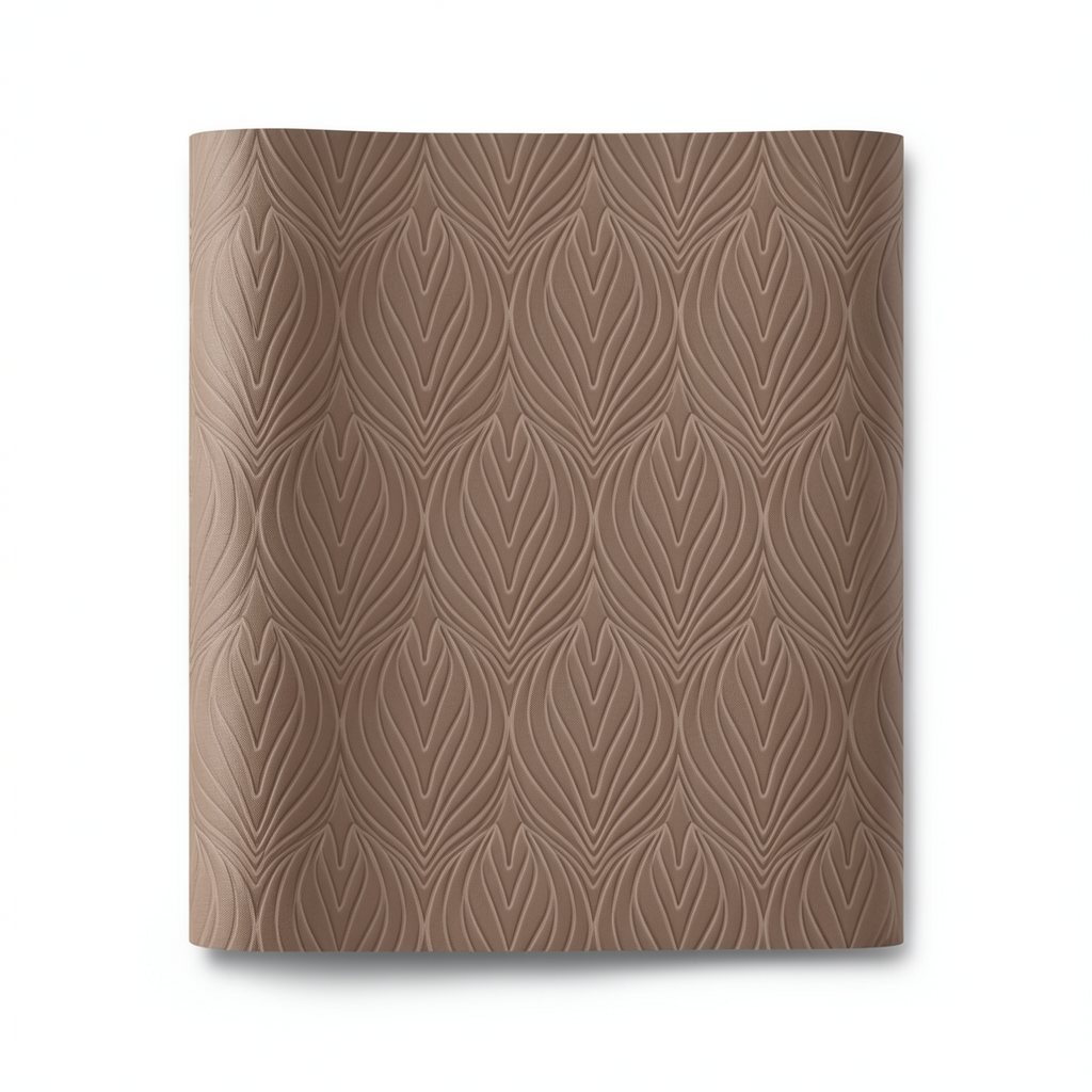 Modern Italian Wallpaper 10m x 0.53m Brown, Model 41223
