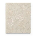 Floral Wall Covering 10m x 1.06m Beige Color, Model 81421
