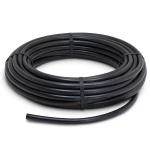 HDPE Plastic Coil Pipe Nominal Pressure 6 Bar PE 63 OD 110 mm SDR 17.6 Black