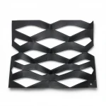 Hot Rolled (Black) Steel Expanded Metal Mesh  [Mazyoon] Thickness 2.8 mm Width 1.22 meter Length 5 meter | Bait Al Tatawor Company