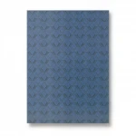 Italian geometric wall Covering, size 10 m x  0.70 m, blue color, model Z76046 