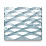 Galvanized Steel Expanded Metal Mesh  [Mazyoon] Thickness 1.5 mm Width 1.22 M Length 5 M | Bait Al Tatawor Factory