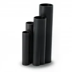 أنابيب HDPE الجودة   SDR17  قطر خارجي 140 مم سمك 8.3 مم لون اسود