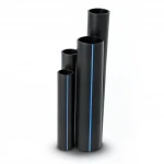 أنابيب HDPE الجودة   SDR17  قطر خارجي 160 مم سمك 9.5 مم لون اسود