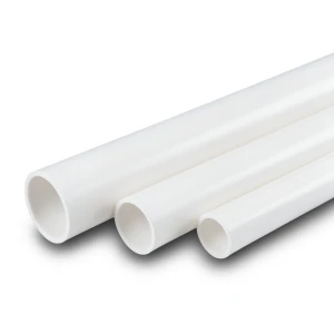 مواسير UPVC جدول 40 مقاس 0.5 إنش سمك 2.77 مم أبيض