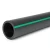 HDPE Plastic Pipe PN 6 Bar PE 63 OD 180 mm SDR 17.6 Black with Green Stripes - Image 1