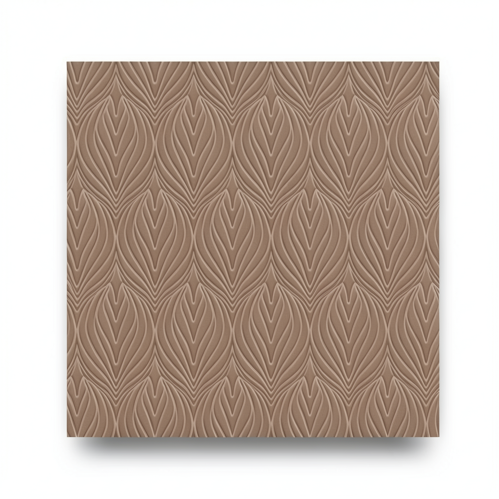 Modern Italian Wallpaper 10m x 0.53m Brown, Model 41223