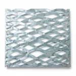 Galvanized Steel Expanded Metal Mesh  [Mazyoon] Thickness 1.8 mm Width 1.22 meter Length 6 meter | Bait Al Tatawor Factory