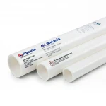 UPVC Pipes water installations  ALWatania Nominal Pressure 21.7 Bar Size ¾ inch Thickness 1.98 mm White Colour