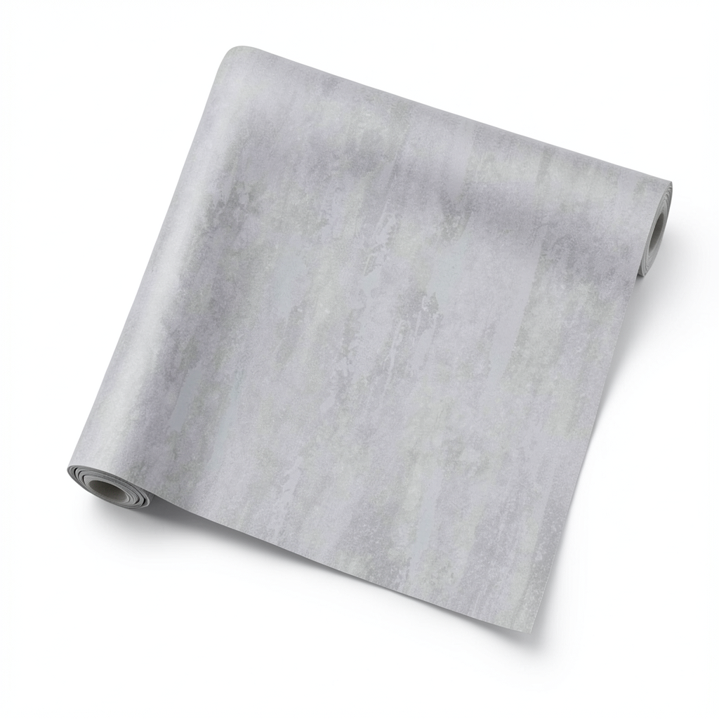 Patterned Italian Wallpaper 10m x 0.53m Gray, Model 41213