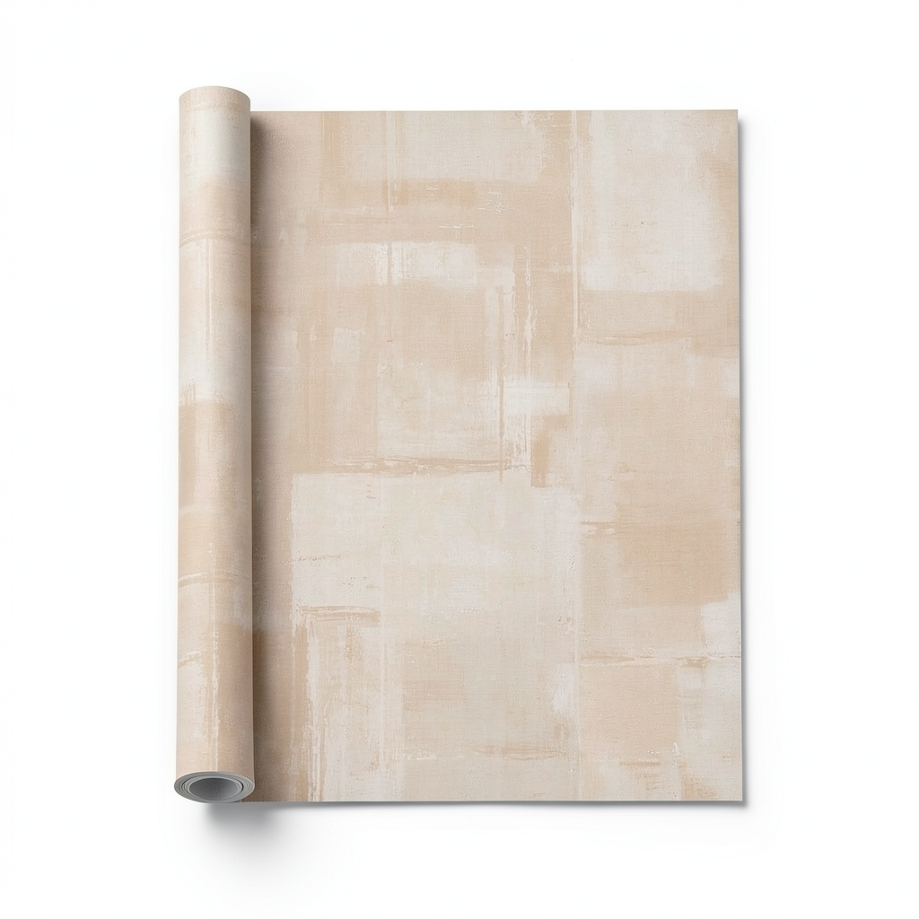 Patterned Italian Wall Decoration 10m x 0.53m, Beige Color Model 41217